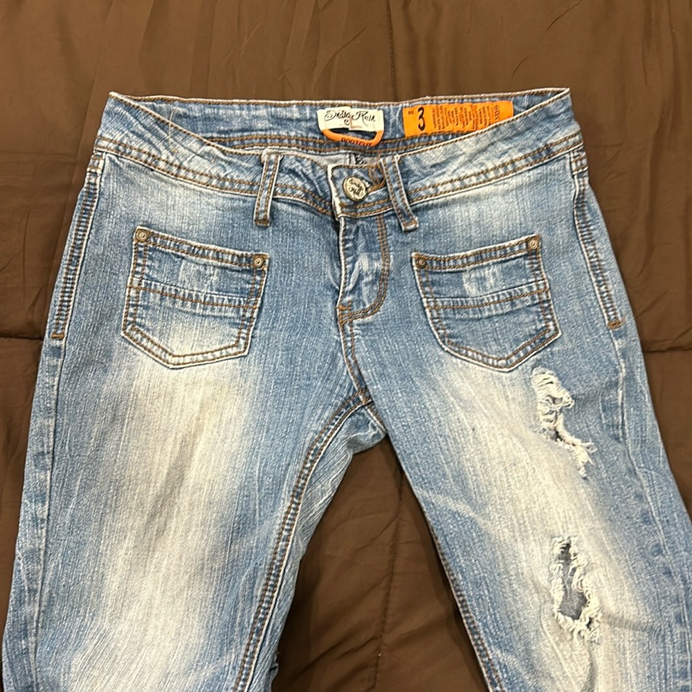 y2k low rise flair jeans